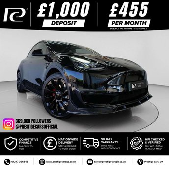 2022 TESLA MODEL Y (Dual Motor) Long Range SUV 5dr Electric Auto 4WDE (384 bhp)