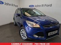 USED 2016 66 FORD KUGA 2.0 TDCi 150ps Titanium 1 Year Ford Protect Warranty and Roadside Assistance Included