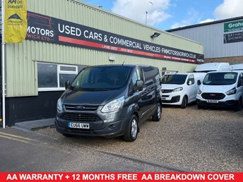 2016 FORD TRANSIT CUSTOM 2.2 TDCi 290 Limited Panel Van 5dr Diesel Manual L1 H1 (186 g/km, 123 bhp) NO VAT !!! &pound;9900.00