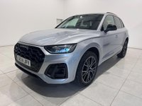 USED 2024 24 AUDI Q5 2.0 TDI 40 Black Edition S Tronic quattro Euro 6 (s/s) 5dr Floret Silver Metallic Paint