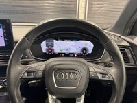 USED 2024 24 AUDI Q5 2.0 TDI 40 Black Edition S Tronic quattro Euro 6 (s/s) 5dr Floret Silver Metallic Paint