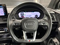 USED 2024 24 AUDI Q5 2.0 TDI 40 Black Edition S Tronic quattro Euro 6 (s/s) 5dr Floret Silver Metallic Paint