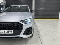 USED 2024 24 AUDI Q5 2.0 TDI 40 Black Edition S Tronic quattro Euro 6 (s/s) 5dr Floret Silver Metallic Paint