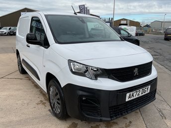 2022 PEUGEOT PARTNER 1.5 BlueHDi 1000 Professional Premium Standard Panel Van 5dr Diesel Manual SWB Euro 6 (100 bhp) &pound;8995.00