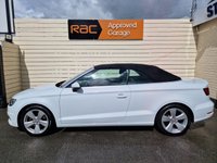 USED 2014 14 AUDI A3 CABRIOLET 1.4 TFSI CoD Sport Convertible 2dr Petrol Manual Euro 6 (s/s) (140 ps) SERVICE HISTORY CAMBELT REPLACEMENT