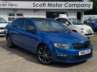 USED 2016 16 SKODA OCTAVIA 2.0 TDI vRS Hatchback 5dr Diesel Manual Euro 6 (s/s) (SNav) (184 ps)SUNROOF Navigation, Electric sunroof, Rear PDC