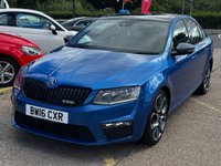 USED 2016 16 SKODA OCTAVIA 2.0 TDI vRS Hatchback 5dr Diesel Manual Euro 6 (s/s) (SNav) (184 ps)SUNROOF Navigation, Electric sunroof, Rear PDC