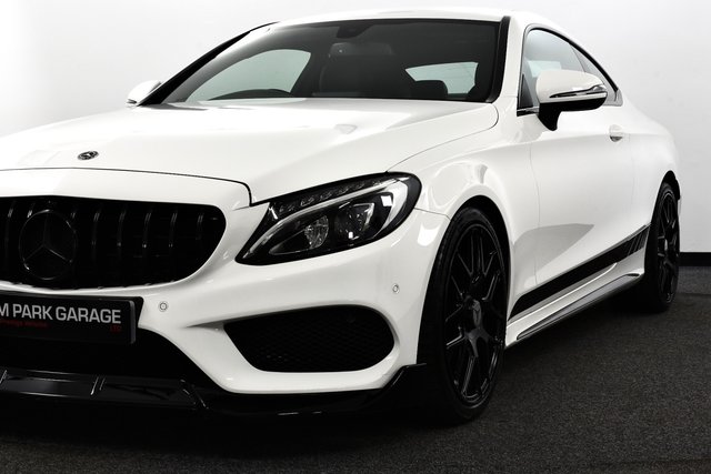 USED 2018 18 MERCEDES-BENZ C-CLASS 2.0 C200 AMG Line Coupe 2dr Petrol G-Tronic+ Euro 6 (s/s) (184 ps) FSH | Aero Pk | 19"s | Stealth