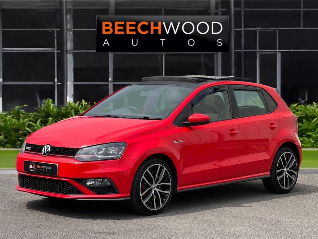 USED 2015 15 VOLKSWAGEN POLO 1.8 TSI BlueMotion Tech GTI Hatchback 5dr Petrol Manual Euro 6 (s/s) (192 ps) *PANORAMIC SUNROOF*