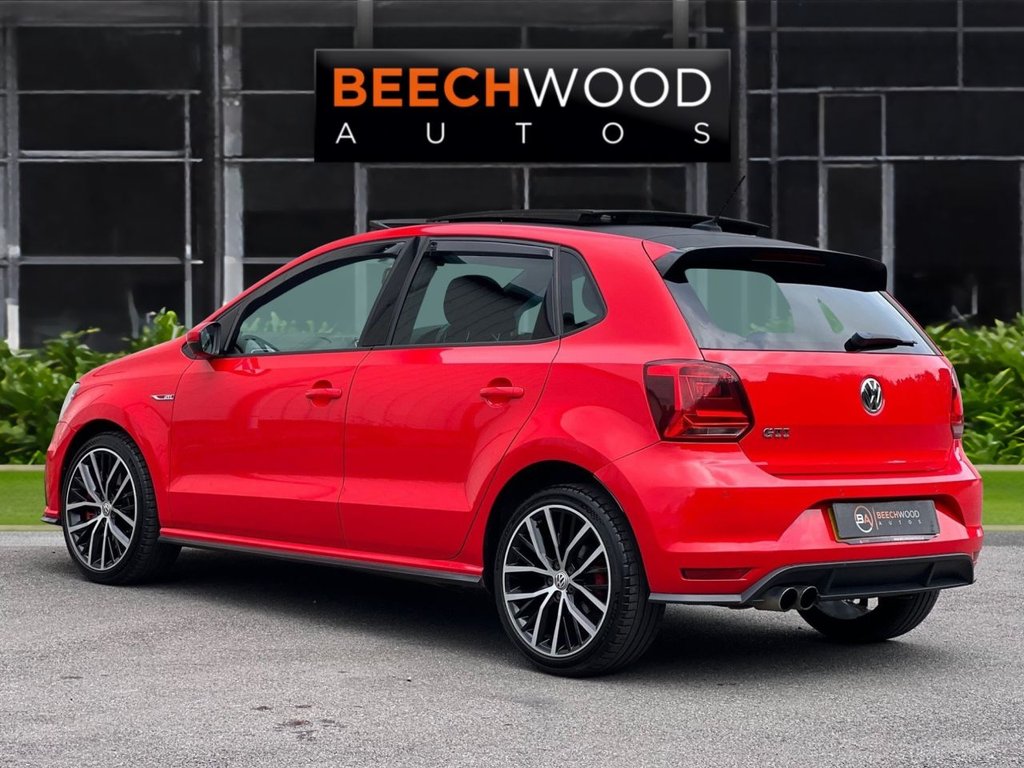 USED 2015 15 VOLKSWAGEN POLO 1.8 TSI BlueMotion Tech GTI Hatchback 5dr Petrol Manual Euro 6 (s/s) (192 ps) *PANORAMIC SUNROOF*