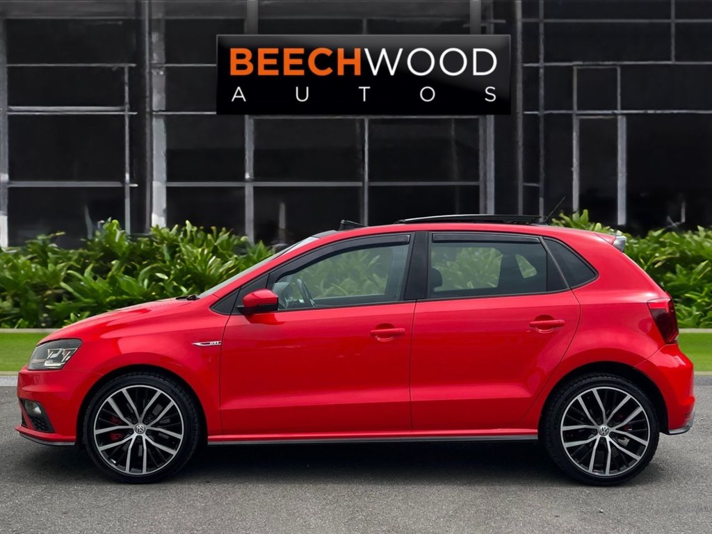 USED 2015 15 VOLKSWAGEN POLO 1.8 TSI BlueMotion Tech GTI Hatchback 5dr Petrol Manual Euro 6 (s/s) (192 ps) *PANORAMIC SUNROOF*