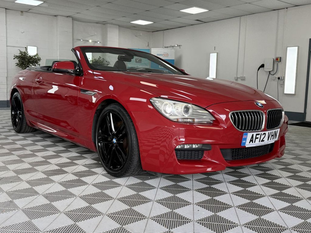 USED 2012 12 BMW 6 SERIES 3.0 640d M Sport Convertible 2dr Diesel Steptronic Euro 5 (s/s) (313 ps) 
