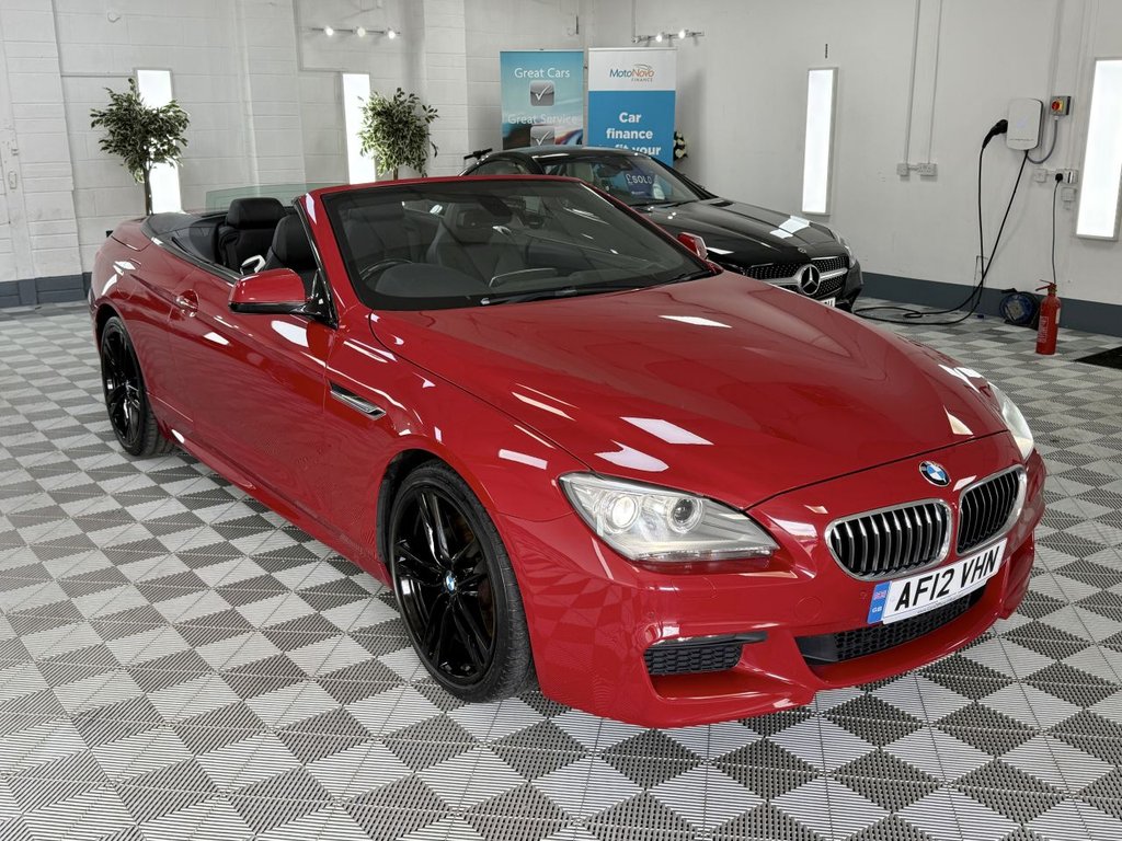 USED 2012 12 BMW 6 SERIES 3.0 640d M Sport Convertible 2dr Diesel Steptronic Euro 5 (s/s) (313 ps) 
