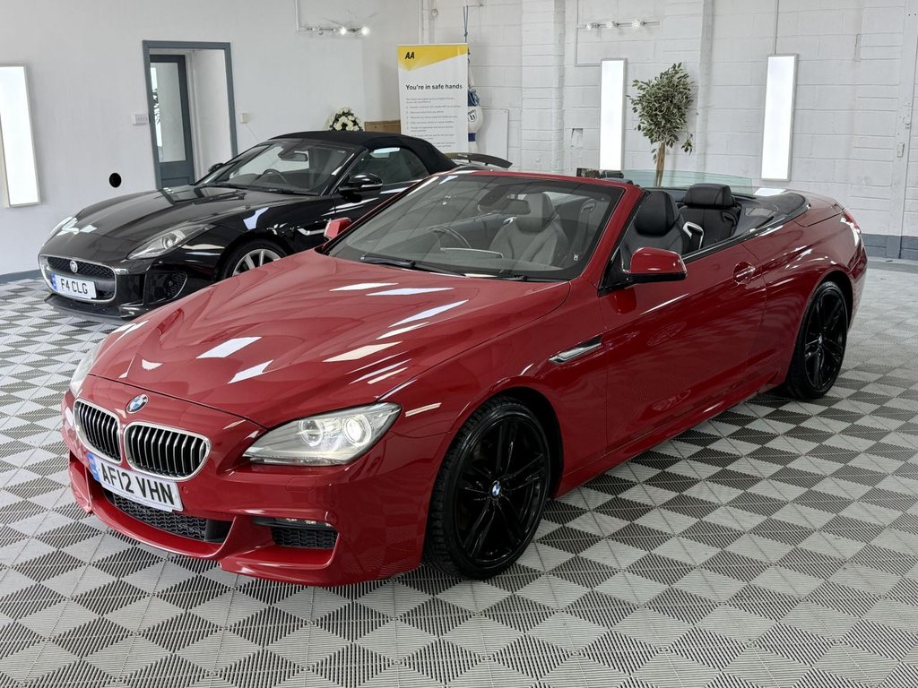 USED 2012 12 BMW 6 SERIES 3.0 640d M Sport Convertible 2dr Diesel Steptronic Euro 5 (s/s) (313 ps) 