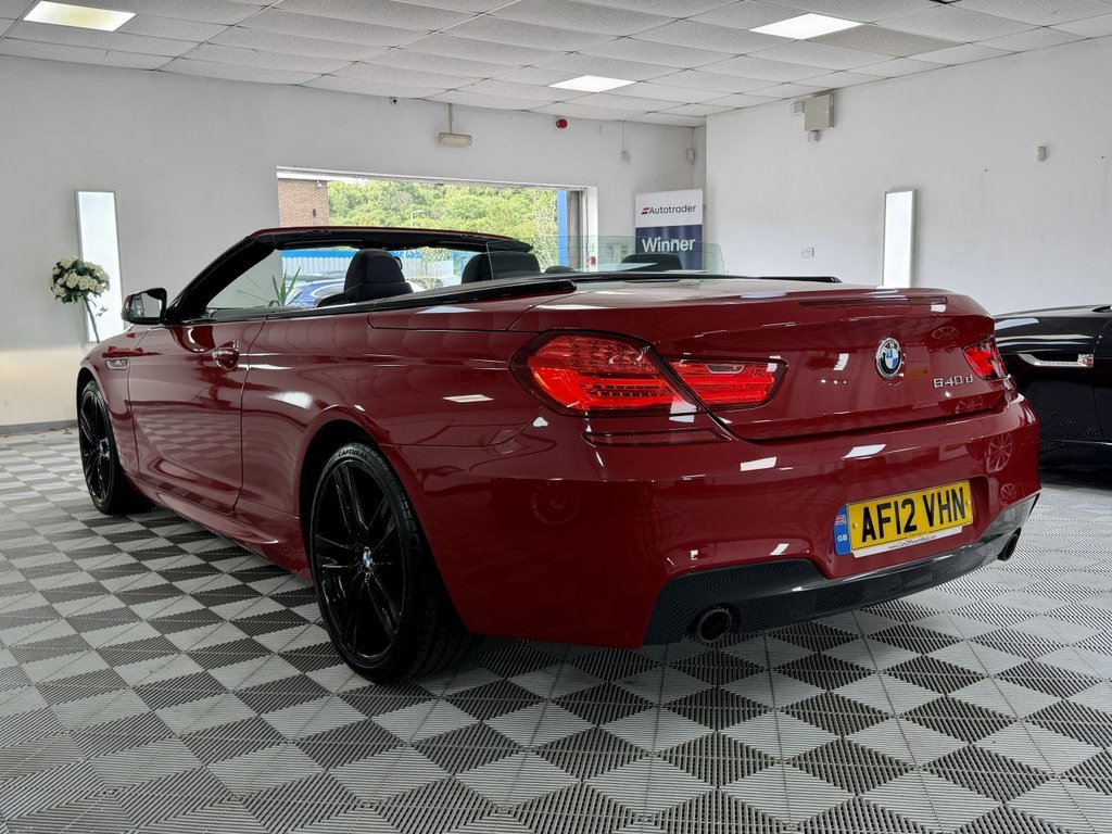 USED 2012 12 BMW 6 SERIES 3.0 640d M Sport Convertible 2dr Diesel Steptronic Euro 5 (s/s) (313 ps) 