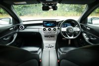 USED 2021 21 MERCEDES-BENZ C-CLASS 2.0 C300de 13.5kWh AMG Line Edition Saloon 4dr Diesel Plug-in Hybrid G-Tronic+ Euro 6 (s/s) (306 ps) IRIDIUM SILVER METALLIC PAINTWORK + MULTIBEAM LED + VIRTUAL COCKPIT