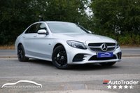 USED 2021 21 MERCEDES-BENZ C-CLASS 2.0 C300de 13.5kWh AMG Line Edition Saloon 4dr Diesel Plug-in Hybrid G-Tronic+ Euro 6 (s/s) (306 ps) IRIDIUM SILVER METALLIC PAINTWORK + MULTIBEAM LED + VIRTUAL COCKPIT