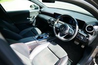 USED 2018 68 MERCEDES-BENZ A-CLASS 1.3 A200 AMG Line (Executive) Hatchback 5dr Petrol 7G-DCT Euro 6 (s/s) (163 ps) MOUNTAIN GREY METALLIC PAINTWORK + REVERSE CAMERA + HEATED SEATS