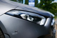 USED 2018 68 MERCEDES-BENZ A-CLASS 1.3 A200 AMG Line (Executive) Hatchback 5dr Petrol 7G-DCT Euro 6 (s/s) (163 ps) MOUNTAIN GREY METALLIC PAINTWORK + REVERSE CAMERA + HEATED SEATS