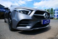 USED 2018 68 MERCEDES-BENZ A-CLASS 1.3 A200 AMG Line (Executive) Hatchback 5dr Petrol 7G-DCT Euro 6 (s/s) (163 ps) MOUNTAIN GREY METALLIC PAINTWORK + REVERSE CAMERA + HEATED SEATS