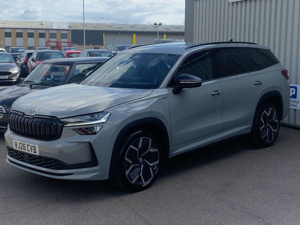 USED 2026 26 SKODA KODIAQ 1.5 TSI iV 25.7kWh SportLine SUV 5dr Petrol Plug-in Hybrid DSG Euro 6 (s/s) (5 Seat) (204 ps) CARPLAY+NAV+CAMERA+MATRIX LEDS