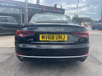 USED 2018 68 AUDI A5 CABRIOLET 2.0 TFSI Sport Convertible 2dr Petrol S Tronic Euro 6 (s/s) (190 ps) SAT NAV | LEATHER HEATED SEATS| STUNNING LOOKING CAB
