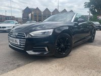 USED 2018 68 AUDI A5 CABRIOLET 2.0 TFSI Sport Convertible 2dr Petrol S Tronic Euro 6 (s/s) (190 ps) SAT NAV | LEATHER HEATED SEATS| STUNNING LOOKING CAB