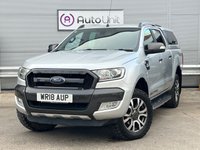 USED 2018 18 FORD RANGER 3.2 TDCi Wildtrak Pickup Double Cab 4dr Diesel Auto 4WD Euro 5 (200 ps) 1 OWNER + CAR PLAY + NAV
