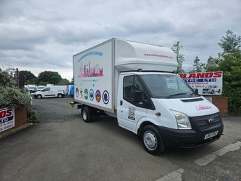 2013 FORD TRANSIT 125 T350 LWB LUTON WITH TAIL LIFT £2974.00
