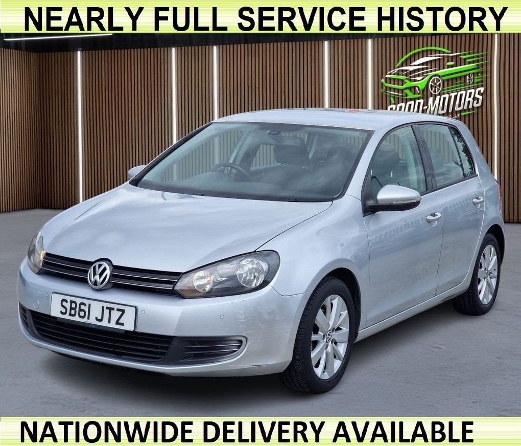 Silver 2012 Volkswagen Golf 1.6TD Match 5d Hatchback Front-wheel drive Manual