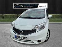 USED 2015 64 NISSAN NOTE 1.2 12V Acenta Premium Hatchback 5dr Petrol Manual Euro 5 (s/s) (80 ps) HERE AT MOTOR SWITCH YOUR NEW MOTOR IS JUST A SWITCH AWAY WITH THIS NISSAN NOTE ACENTA PREMIUM HATCHBACK 5DR 1.3 PETROL MANUAL EURO 5, WHICH COMES WITH A FULL 12 MONTHS NATIONWIDE WARRANTY AND ALSO COMES WITH A FULL 12 MONTHS MOT, THIS VEHICLE WILL ALSO BE FRESHLY SERVICED BEFORE IT LEAVES US TO BRING IT BACK UP TO DATE, AND ALSO COMES WITH 2 KEYS AND HAS ONLY 1 FORMER KEEPER, FULLY VALETED USING AUTO SMART PRODUCTS, HPI CLEAR, MILEAGE CHECKED, 15" ALLOY WHEELS, BLUETOOTH TELEPHONE INTEGRATION