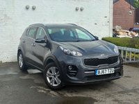 USED 2017 67 KIA SPORTAGE 1.6 GDi 2 SUV 5dr Petrol Manual Euro 6 (s/s) (130 bhp) THIS FAMILY SUV COMES WITH FULL SERVICE HISTORY, ALLOYS, SAT NAV AND MUCH MORE...