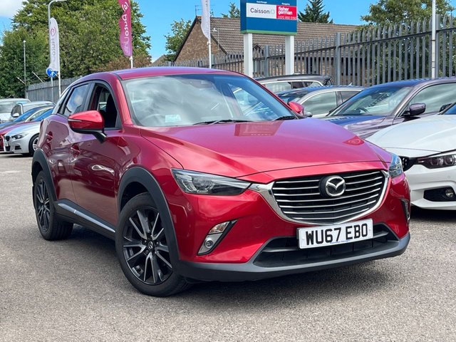 View our Mazda CX-3 2.0 SKYACTIV-G Sport Nav SUV 5dr Petrol Manual 4WD Euro 6 (s/s) (150 ps)