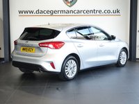 USED 2019 19 FORD FOCUS 1.0T EcoBoost Titanium Hatchback 5dr Petrol Manual Euro 6 (s/s) (125 ps) FULL SERVICE HISTORY + SATELLITE NAVIGATION + LEATHR MULTI FUNCTION STEERING WHEEL + APPLE CARPLAY / ANDROID AUTO + CRUISE CONTROL + LANE KEEPING ASSIST + FRONT AND REAR PARKING SENSORS + BLUETOOTH CONNECTIVITY WITH MEDIA STREAMING + DAB DIGITAL RADIO + IN CAR ENTERTAINMENT WITH TOUCH SCREEN MEDIA DISPLSY + KEYLESS ENTRY / KEYLESS START + WIRELESS CHARGING PAD + PRIVACY GLASS + DUAL CLIMATE CONTROLLED AIR CONDITIONING + ELECTRIC WINDOWS + ELECTRIC FOLDING DOOR MIRRORS + 16 INCH ALLOY WHEELS....