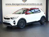 USED 2020 69 KIA STONIC 1.0 T-GDi Maxx SUV 5dr Petrol Manual Euro 6 (s/s) (118 bhp) GREAT LOOKING SUV - COMES WITH A DOCUMENTED SERVICE HISTORY + SATELLITE NAVIGATION VIA MOBILE PHONE + APPLE CARPLAY AND ANDROID AUTO + REAR VIEW CAMERA + BLUETOOTH PHONE AND MEDIA CONNECTIVITY + APPS CONTROL + TOUCH SCREEN MEDIA DISPLAY + CRUISE CONTROL + ECO STOP START SYSTEM + LEATHER MULTI FUNCTIONAL STEERING WHEEL + PARKING SENSORS + LED DAY TIME RUNNING LIGHTS + AIR CONDITIONING + DAB DIGITAL RADIO + HILL HOLD START ASSIST + VOICE COMMAND + ELECTRIC HEATED DOOR MIRRORS + ELECTRIC WINDOWS +