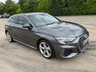 USED 2023 73 AUDI A3 1.5 TFSI 35 S line Sportback 5dr Petrol S Tronic Euro 6 (s/s) (150 ps) 1 PREVIOUS OWNER , AUDI SERVICE HISTORY , REMAINDER OF MANUFACTURES WARRANTY