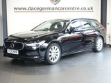 USED 2020 20 VOLVO V90 2.0 T4 Momentum Plus Estate 5dr Petrol Auto Euro 6 (s/s) (190 ps) EXCEPTIONAL QUALITY VOLVO - 1 OWNER FROM NEW, COMES WITH A FULL VOLVO MAIN DEALER SERVICE HISTORY + VIRTUAL COCKPIT DIGITAL DASH DISPLAY + SATELLITE NAVIGATION + REAR VIEW CAMERA + BLUETOOTH PHONE AND MEDIA CONNECTIVITY + IN CAR ENTERTAINMENT WITH TOUCH SCREEN MEDIA DISPLAY + APPS CONTROL / WIFI NETWORK + AUTOMATIC LED HEADLIGHTS + DAB DIGITAL RADIO + DUAL ZONE CLIMATE CONTROL AIR CONDITIONING WITH TOUCH SCREEN DISPLAY + SELECTABLE DRIVING MODES + LANE ASSIST + FRONT AND REAR PARKING SENSORS + E