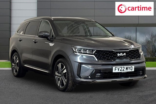 View our Kia Sorento 1.6 h T-GDi 3 SUV 5dr Petrol Hybrid Auto AWD Euro 6 (s/s) (226 bhp) Reverse Camera, Front / Rear Parking Sensors, Android Auto / Apple CarPlay, Heated Seats, Heated Steering Wheel