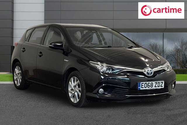View our Toyota Auris 1.8 VVT-h Icon Tech Hatchback 5dr Petrol Hybrid CVT Euro 6 (s/s) (136 ps) Reverse Camera, Touchscreen, Go Navigation, 16In Alloys, Power Adjustable Door Mirrors