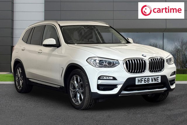View our BMW X3 2.0 20d xLine SUV 5dr Diesel Auto xDrive Euro 6 (s/s) (190 ps) Reverse Camera, Front / Rear Park Distance Control, Comfort Package, BMW Navigation, 19in Alloys