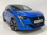 USED 2022 72 PEUGEOT E-208 50kWh GT Premium Hatchback 5dr Electric Auto (7kW Charger) (136 ps) PANORAMIC ROOF-NAV-LEATHER