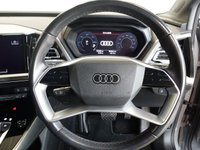USED 2022 22 AUDI Q4 E-TRON 35 Sport Sportback 5dr Electric Auto 55kWh (170 ps) STYLISH, PLUG IN ELECTRIC, LUXURY SUV COMES WITH 2 CHARGING CABLES - 1 OWNER FROM NEW AND COMES WITH A FULLY AUDI SERVICE HISTORY + VIRTUAL COCKPIT DIGITAL DASH DISPLAY + SATELLITE NAVIGATION + REAR VIEW CAMERA + SONOS SOUND SYSTEM + BLUETOOTH CONNECTIVITY INCLUDING MEDIA STREAMING + AUTOMATIC LED HEADLIGHTS + DAB DIGITAL RADIO + DUAL ZONE CLIMATE CONTROL + AIR CONDITIONING + LEATHER MULTIFUNCTIONAL LEATHER STEERING WHEEL WITH PADDLE SHIFT GEAR SELECT + FRONT AND REAR PARKING SENSORS