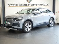 USED 2022 22 AUDI Q4 E-TRON 35 Sport Sportback 5dr Electric Auto 55kWh (170 ps) STYLISH, PLUG IN ELECTRIC, LUXURY SUV COMES WITH 2 CHARGING CABLES - 1 OWNER FROM NEW AND COMES WITH A FULLY AUDI SERVICE HISTORY + VIRTUAL COCKPIT DIGITAL DASH DISPLAY + SATELLITE NAVIGATION + REAR VIEW CAMERA + SONOS SOUND SYSTEM + BLUETOOTH CONNECTIVITY INCLUDING MEDIA STREAMING + AUTOMATIC LED HEADLIGHTS + DAB DIGITAL RADIO + DUAL ZONE CLIMATE CONTROL + AIR CONDITIONING + LEATHER MULTIFUNCTIONAL LEATHER STEERING WHEEL WITH PADDLE SHIFT GEAR SELECT + FRONT AND REAR PARKING SENSORS