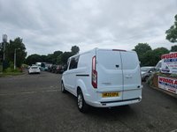 USED 2022 22 FORD TRANSIT CUSTOM 300 LIMITED CREW VAN TDCI 130 ULEZ FREE ZONE NO VAT 