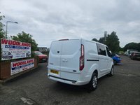 USED 2022 22 FORD TRANSIT CUSTOM 300 LIMITED CREW VAN TDCI 130 ULEZ FREE ZONE NO VAT 