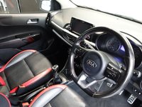 USED 2018 68 KIA PICANTO 1.0 T-GDi GT-Line Hatchback 5dr Petrol Manual Euro 6 (99 bhp) HIGH SPECIFICATION, LOW MILEAGE PICANTO COMES WITH A FULL SERVICE HISTORY + APPLE CARPLAY / ANDROID AUTO + REAR VIEW CAMERA + BLUETOOTH CONNECTIVITY WITH MEDIA STREAMING + DAB DIGITAL RADIO + IN CAR ENTERTAINMENT WITH TOUCH SCREEN MEDIA DISPLAY + LEATHER MULTI FUNCTION STEERING WHEEL + LED DAY TIME RUNNING LIGHTS + AIR CONDITIONING + ELECTRIC WINDOWS + ELECTRIC DOOR MIRRORS + 16 INCH ALLOY WHEELS...