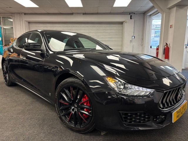 View our Maserati Ghibli 3.0 V6 GPF Saloon 4dr Petrol ZF Euro 6 (s/s) (350 ps)