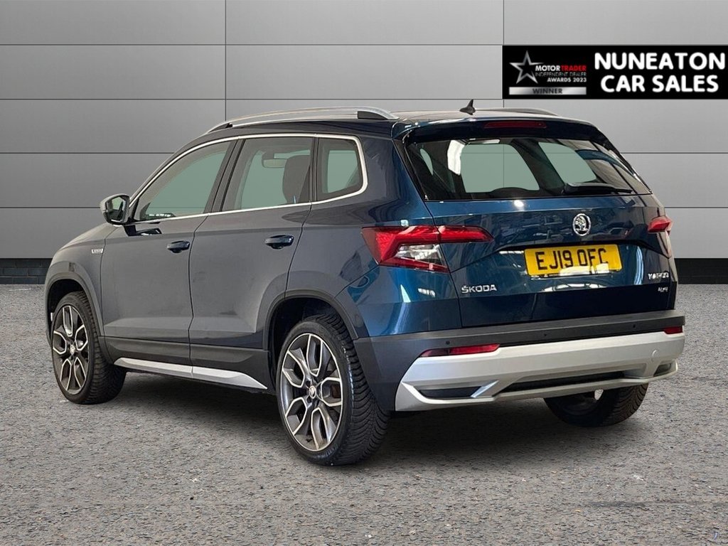 USED 2019 19 SKODA KAROQ 1.5 TSI ACT Scout SUV 5dr Petrol DSG 4WD Euro 6 (s/s) (150 ps) APPLE CAR PLAY AND ANDROID AUTO
