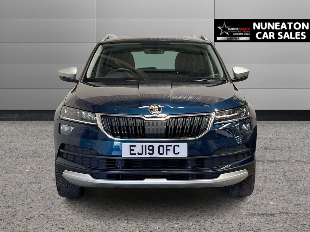 USED 2019 19 SKODA KAROQ 1.5 TSI ACT Scout SUV 5dr Petrol DSG 4WD Euro 6 (s/s) (150 ps) APPLE CAR PLAY AND ANDROID AUTO