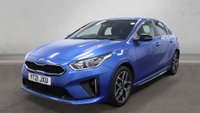 USED 2021 21 KIA CEED 1.6 CRDi MHEV GT-Line Hatchback 5dr Diesel Hybrid Manual Euro 6 (s/s) (134 bhp) FULL SERVICE HISTORY + SATELLITE NAVIGATION + APPLE CARPLAY / ANDROID AUTO + REAR VIEW CAMERA + BLUETOOTH PHONE AND MEDIA CONNECTIVITY + IN CAR ENTERTAINMENT WITH TOUCH SCREEN MEDIA DISPLAY + AUTOMATIC HEADLIGHTS + DAB DIGITAL RADIO + DUAL ZONE CLIMATE CONTROL AIR CONDITIONING + ECO STOP/START SYSTEM + FRONT AND REAR PARKING SENSORS + 17 INCH ALLOY WHEELS + AUTOMATIC WIPERS WITH RAIN SENSOR + ELECTRIC WINDOWS + LED DAY TIME RUNNING LIGHTS + ELECTRIC HEATED DOOR MIRRORS + CRUISE CONTROL